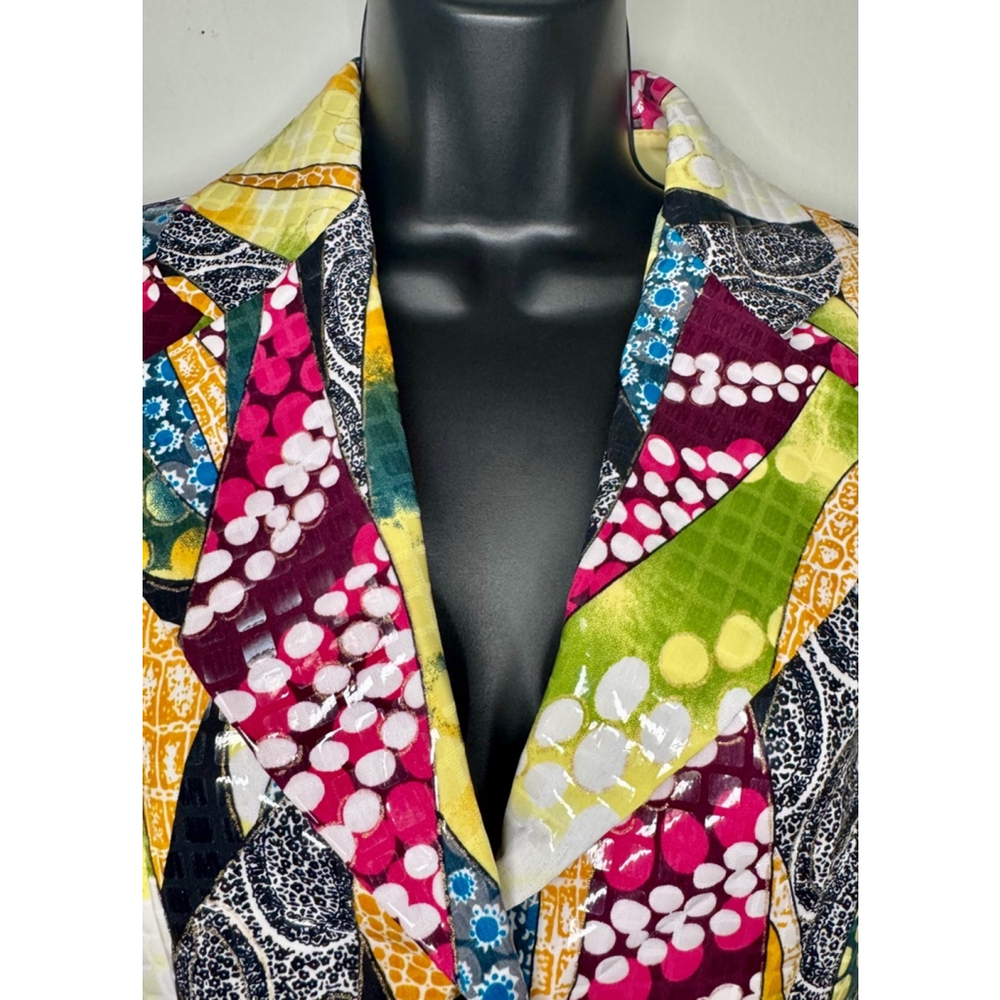 Women's Joseph Eye-Catching Ribkoff Blazer Size 6 Multi-color - Picture 3 of 8